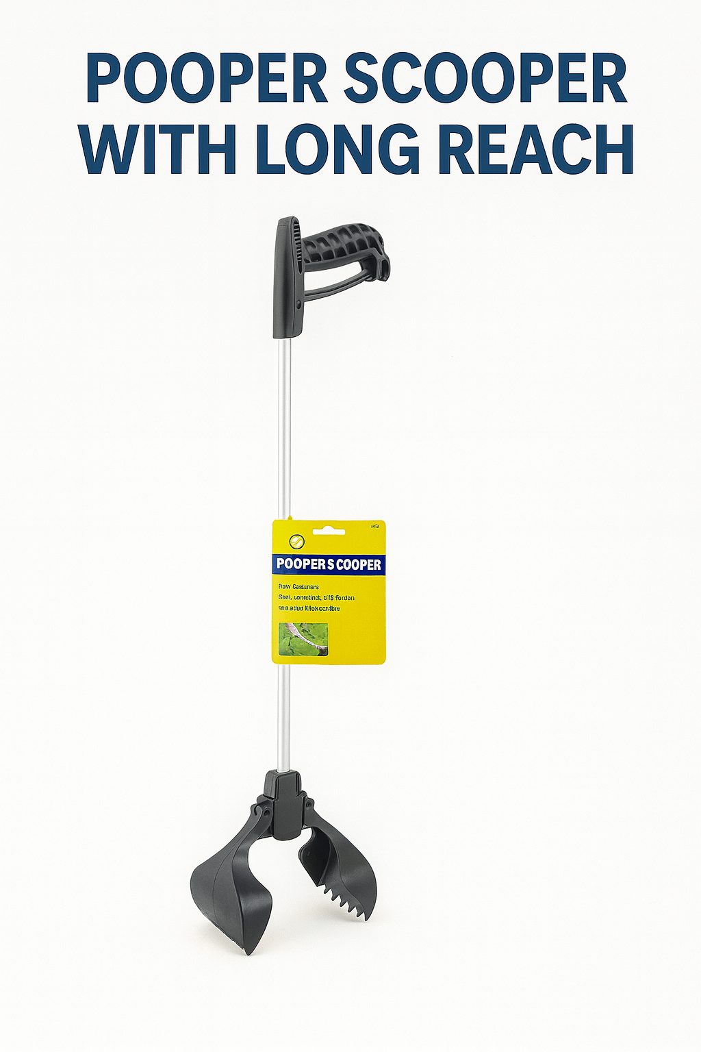 Dog Poop Scooper Set with 140 Waste Bags & Bag Holder – Portable Pet Waste Pick Up Kit