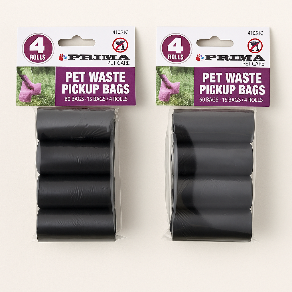 Dog Poop Scooper Set with 140 Waste Bags & Bag Holder – Portable Pet Waste Pick Up Kit