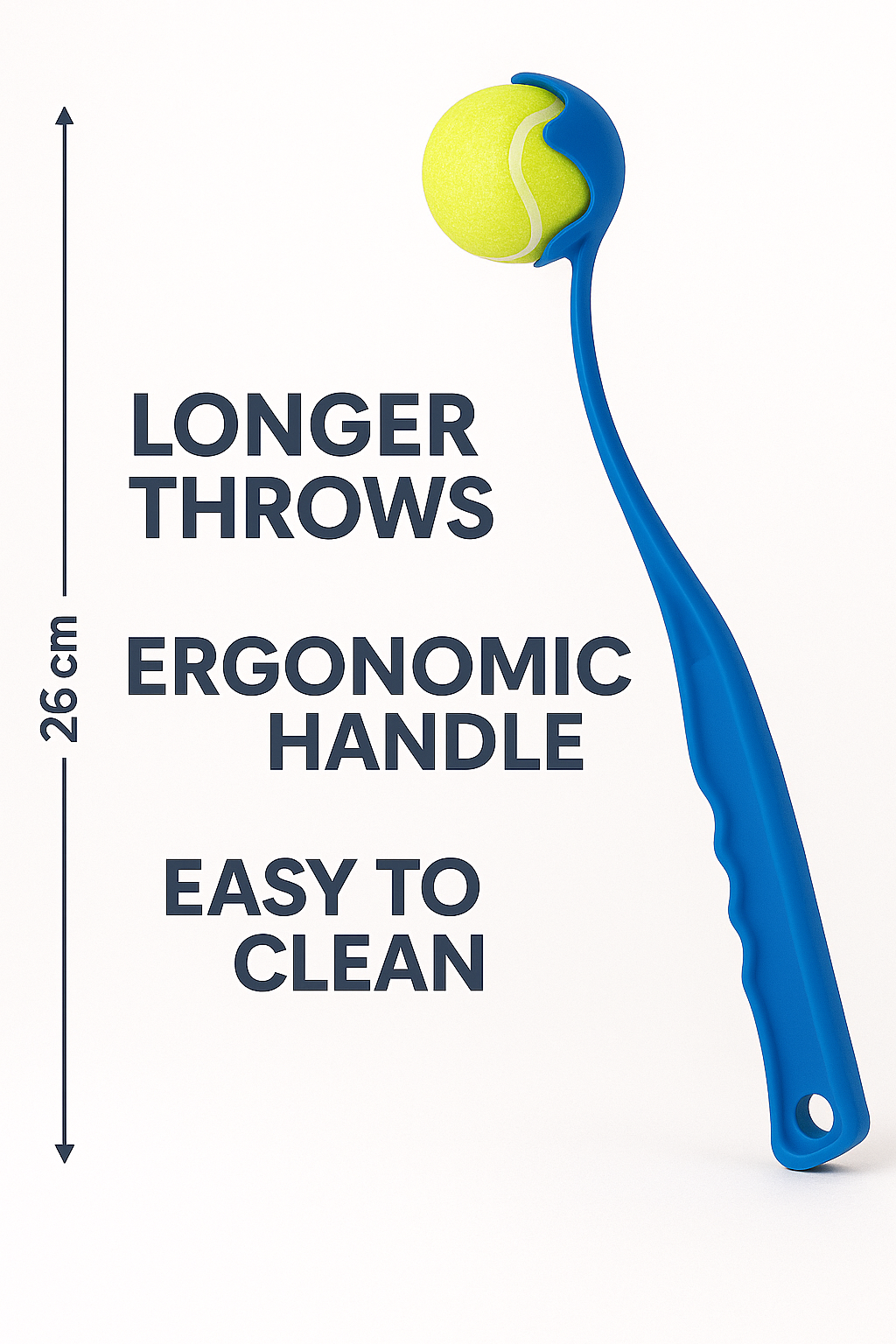 Interactive Dog Ball Launcher with 6 Durable Balls – Outdoor Fetch Toy for Pets